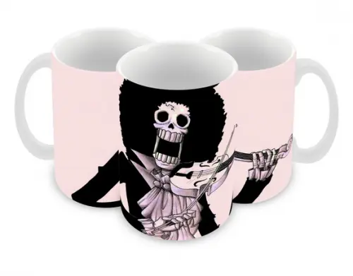 Caneca Polímero One Piece Brook Personalizada