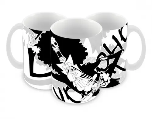 Caneca Polímero One Piece Brook Personalizada