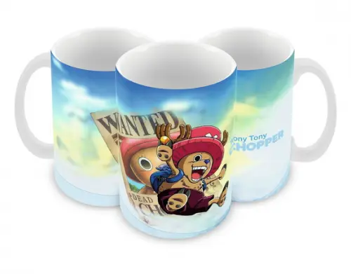 Caneca Polímero One Piece Chopper Personalizada