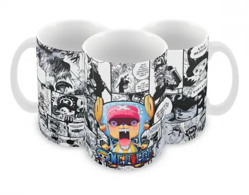 Caneca Polímero One Piece Chopper Personalizada
