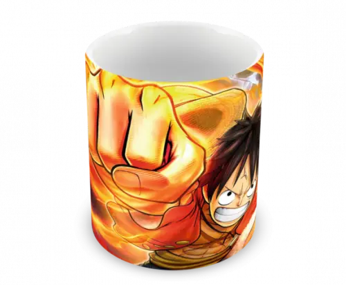 Caneca Polímero One Piece Luffy Personalizada