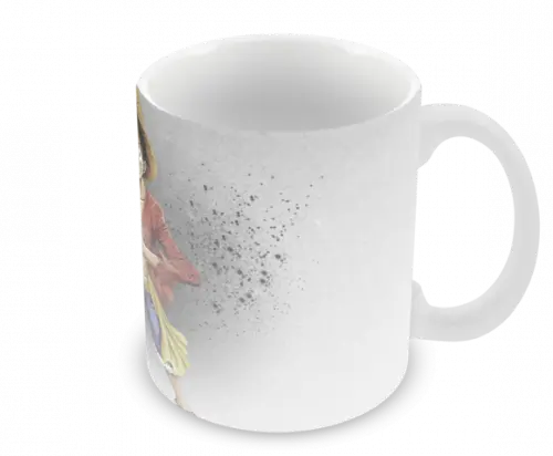 Caneca Polímero One Piece Luffy Personalizada