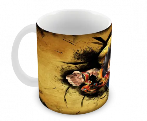 Caneca Polímero One Piece Luffy Personalizada