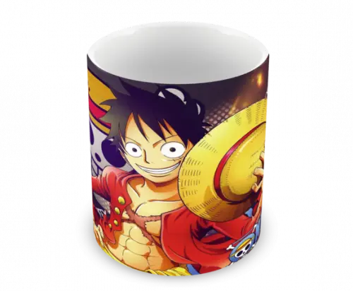 Caneca Polímero One Piece Luffy Personalizada