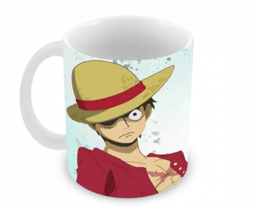 Caneca Polímero One Piece Luffy Personalizada