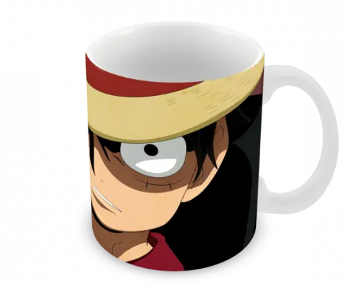 Caneca Polímero One Piece Luffy Personalizada