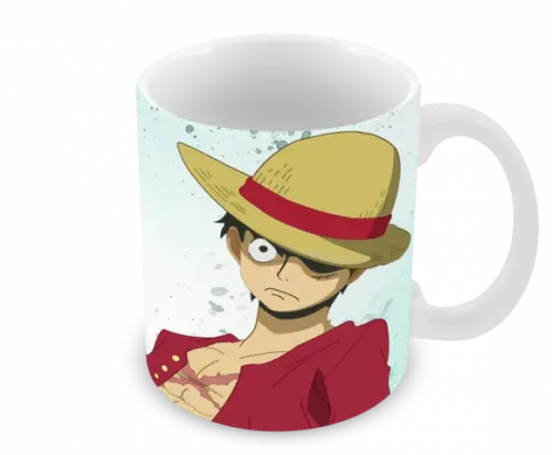 Caneca Polímero One Piece Luffy Personalizada