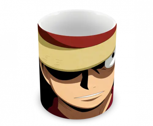 Caneca Polímero One Piece Luffy Personalizada