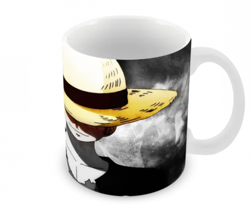 Caneca Polímero One Piece Luffy Personalizada