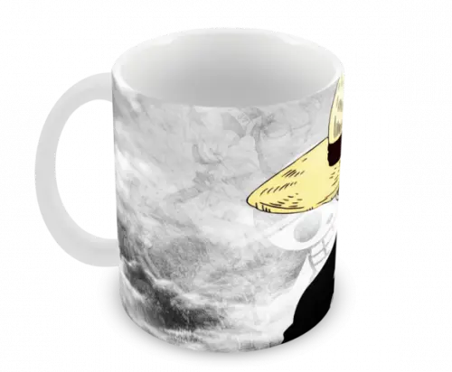 Caneca Polímero One Piece Luffy Personalizada