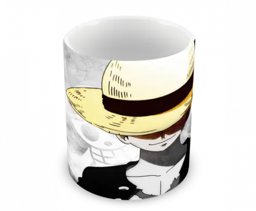 Caneca Polímero One Piece Luffy Personalizada