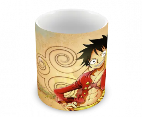 Caneca Polímero One Piece Luffy Personalizada