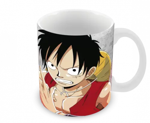 Caneca Polímero One Piece Luffy Personalizada