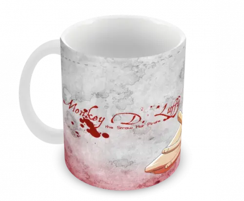 Caneca Polímero One Piece Luffy Personalizada