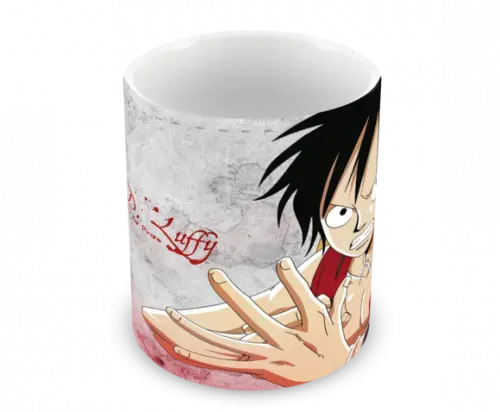 Caneca Polímero One Piece Luffy Personalizada
