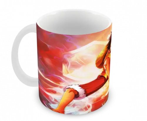 Caneca Polímero One Piece Luffy Personalizada