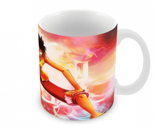 Caneca Polímero One Piece Luffy Personalizada