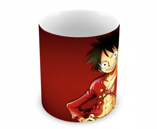 Caneca Polímero One Piece Luffy Personalizada