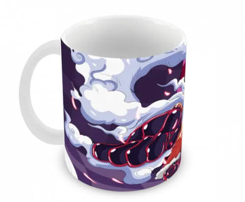 Caneca Polímero One Piece Luffy Snakeman Personalizada