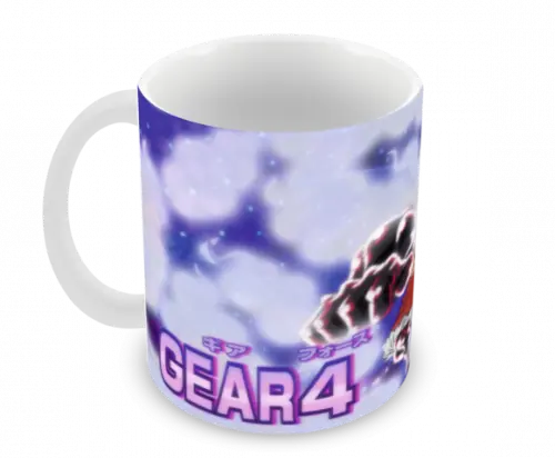 Caneca Polímero One Piece Luffy Snakeman Personalizada