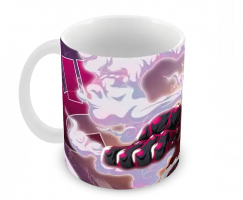 Caneca Polímero One Piece Luffy Snakeman Personalizada