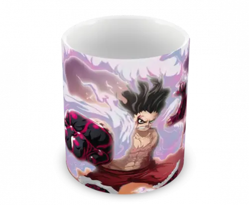 Caneca Polímero One Piece Luffy Snakeman Personalizada