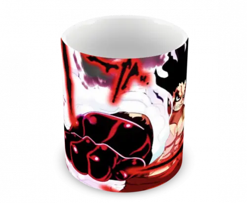 Caneca Polímero One Piece Luffy Snakeman Personalizada