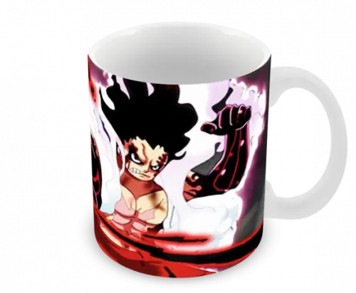 Caneca Polímero One Piece Luffy Snakeman Personalizada