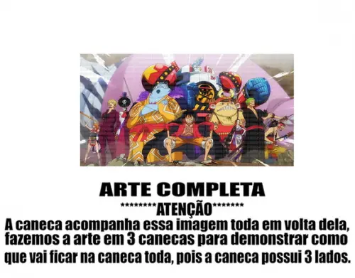 Caneca Polímero One Piece Personalizada