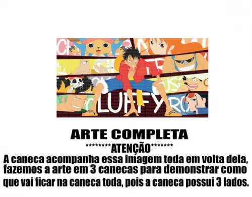 Caneca Polímero One Piece Personalizada
