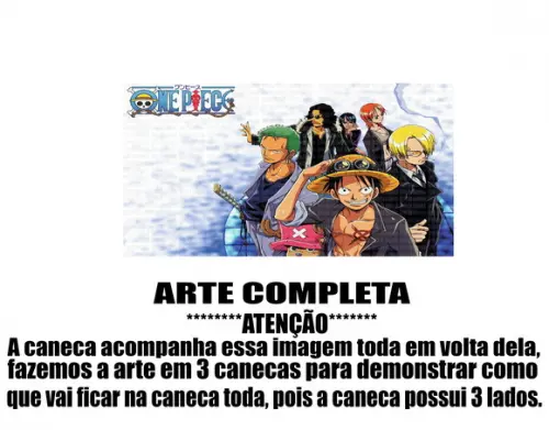 Caneca Polímero One Piece Personalizada