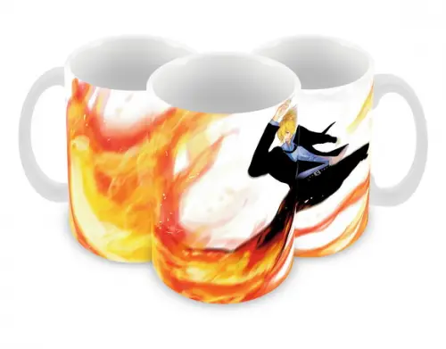 Caneca Polímero One Piece Sanji Personalizada
