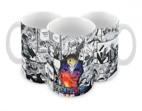 Caneca Polímero One Piece Sanji Personalizada