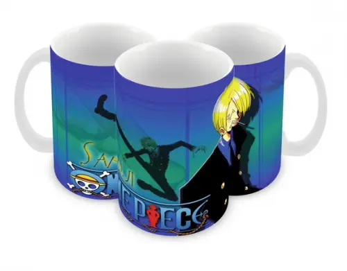 Caneca Polímero One Piece Sanji Personalizada