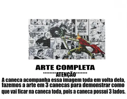 Caneca Polímero One Piece Usopp Personalizada