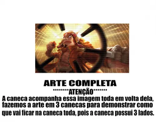 Caneca Polímero One Piece Usopp Personalizada