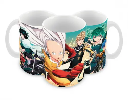 Caneca Polímero One Punch Man Personalizada