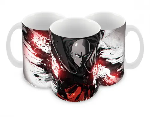 Caneca Polímero One Punch Man Personalizada