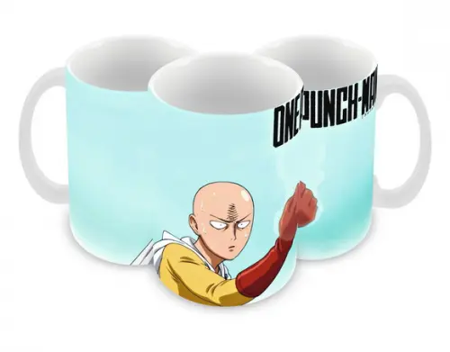 Caneca Polímero One Punch Man Personalizada