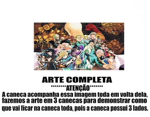 Caneca Polímero One Punch Man Personalizada