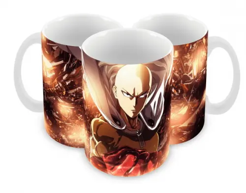 Caneca Polímero One Punch Man Personalizada