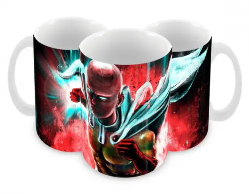 Caneca Polímero One Punch Man Personalizada