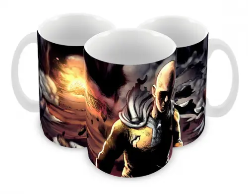 Caneca Polímero One Punch Man Personalizada