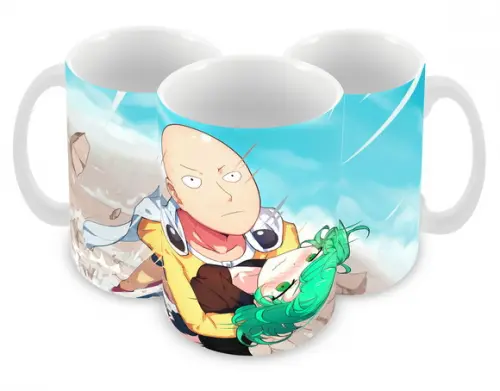 Caneca Polímero One Punch Man Personalizada
