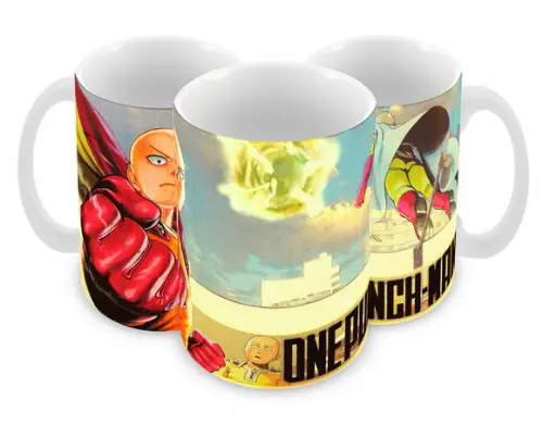 Caneca Polímero One Punch Man Personalizada