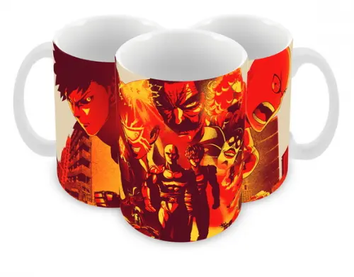 Caneca Polímero One Punch Man Personalizada