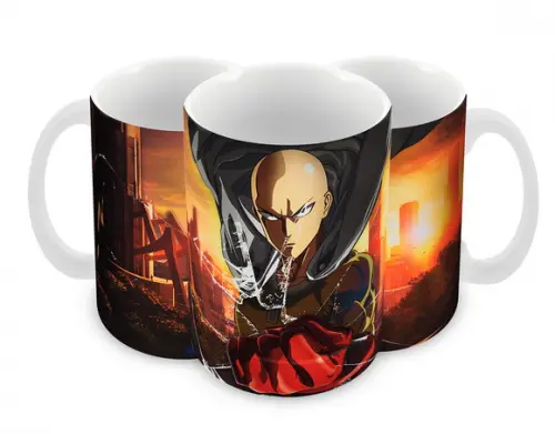 Caneca Polímero One Punch Man Personalizada