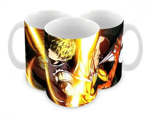 Caneca Polímero One Punch Man Personalizada