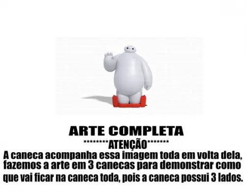 Caneca Polímero Operação Big Hero Personalizada