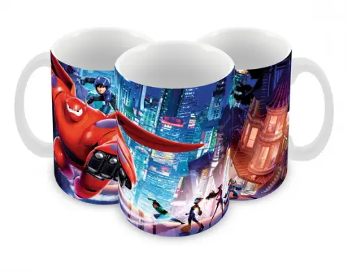 Caneca Polímero Operação Big Hero Personalizada